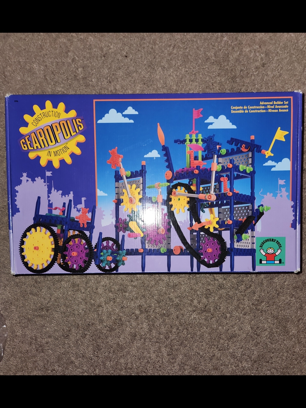 Gearopolis Advanced Builder Set Construction in Motion Discovery Toys 1991